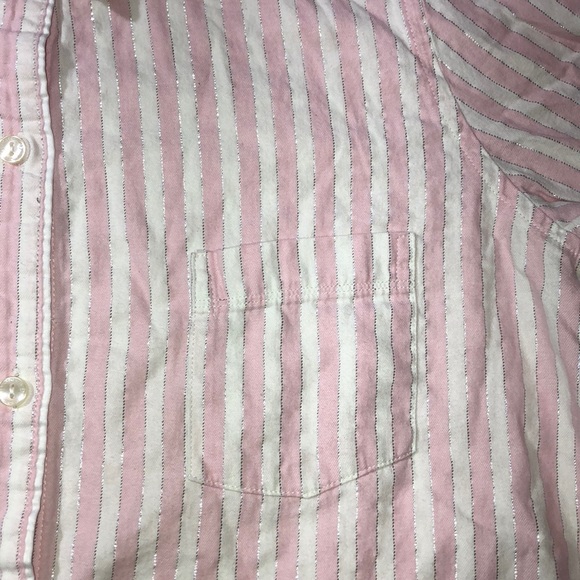 Victoria’s Secret Classic Pink Stripe Pajama Top